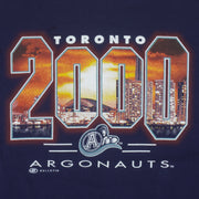 CFL (Bulletin) - Toronto Argonauts Spell-Out T-Shirt 2000 Medium Vintage Retro Football