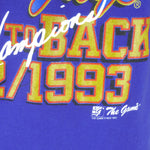 MLB (The Game) - Toronto Blue Jays, Back To Back Champions T-shirt 1993 Large Vintage Retro Baseball