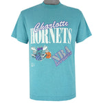 NBA (Trench) - Charlotte Hornets T-Shirt 1990s Large