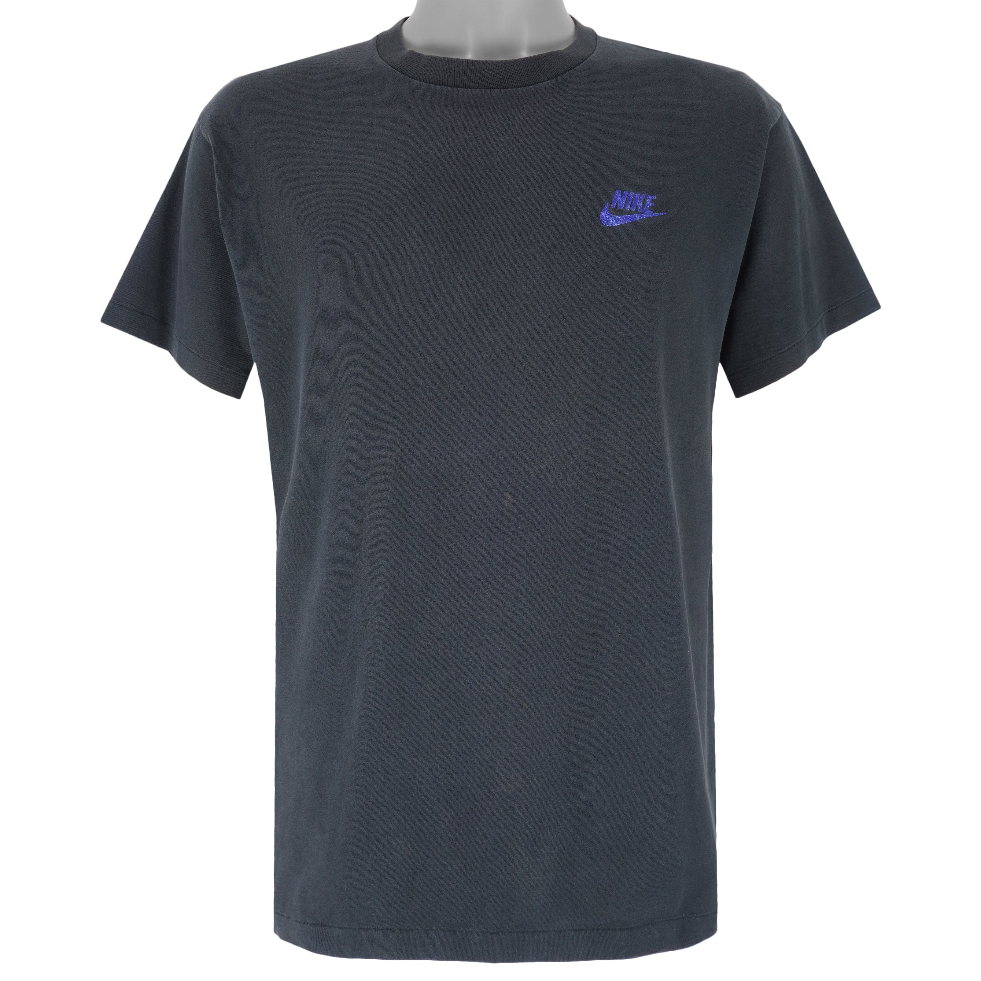 Nike - Black Michael Jordans T-Shirt 1990s Large Vintage Retro Basketball