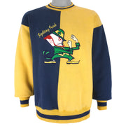 NCAA - Notre Dame Fighting Irish Embroidered Sweatshirt 1990s Medium Vintage Retro