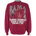 NCAA (Hanes) - Alabama Crimson Tide Crew Neck Sweatshirt 1993 X-Large Vintage Retro College Football