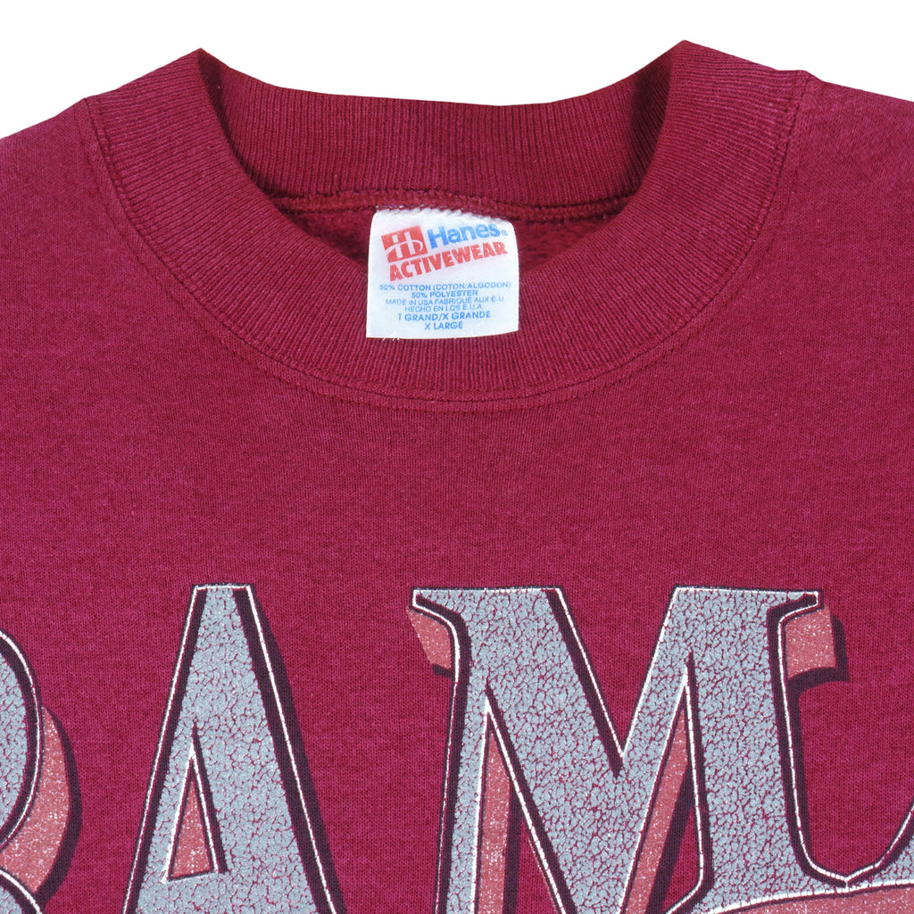NCAA (Hanes) - Alabama Crimson Tide Crew Neck Sweatshirt 1990s X-Large Vintage Retro College Football