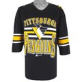 NHL (Team Rated) - Pittsburgh Penguins Jersey 1993 Large Vintage Retro Hockey