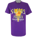 NBA (Trench) - Phoenix Suns Spell-Out T-Shirt 1968 Large Vintage Retro Basketball