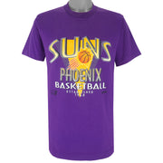 NBA (Trench) - Phoenix Suns Spell-Out T-Shirt 1968 Large Vintage Retro Basketball
