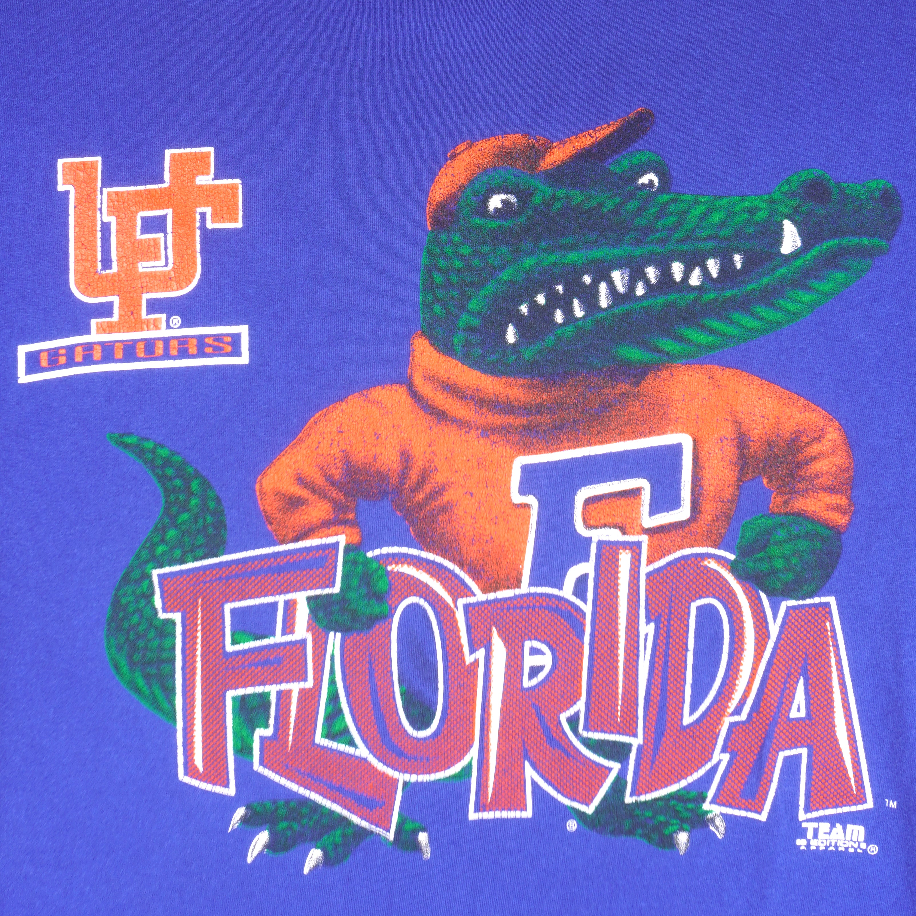 NCAA - Florida Gators Big Logo T-Shirt 1990s Large Vintage Retro College