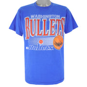 NBA (Logo 7) - Washington Bullets T-Shirt 1990s X-Large Vintage Retro Basketball