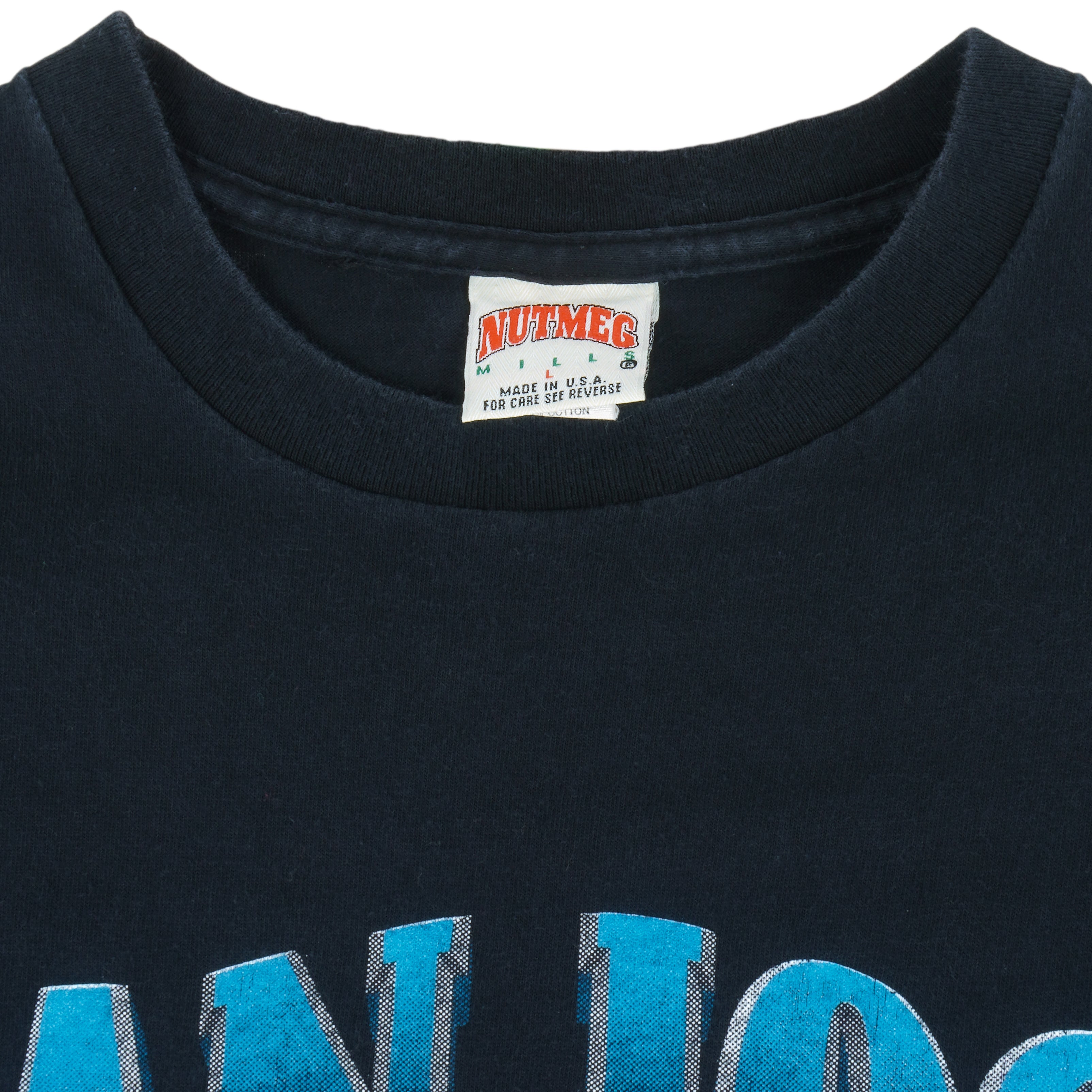 NHL (Nutmeg) - San Jose Sharks Ball Breakout T-Shirt 1990s Large Vintage Retro Hockey