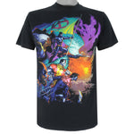 Marvel - Black X-Men T-Shirt Medium Vintage Retro