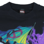 Marvel - Black X-Men T-Shirt Medium Vintage Retro