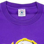 NFL (Delta) - Minnesota Vikings X Tasmanian Devils T-Shirt 1999 Large Vintage Retro Football
