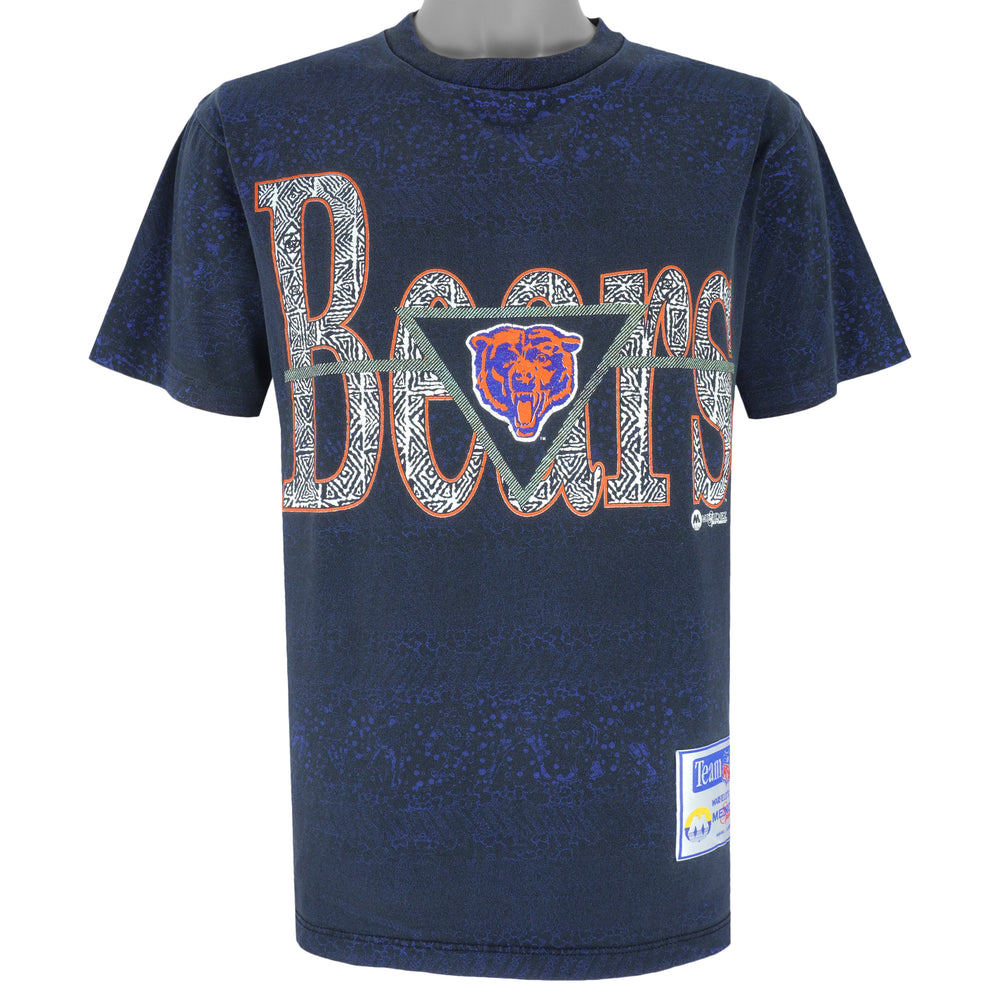 NFL - Chicago Bears Big Spell-Out T-Shirt 1990s Large Vintage Retro Football