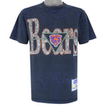 NFL - Chicago Bears Big Spell-Out T-Shirt 1990s Large Vintage Retro Football