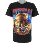 NFL (Nutmeg) - Buffalo Bills Ball Breakout T-Shirt 1995 Large Vintage Retro Football