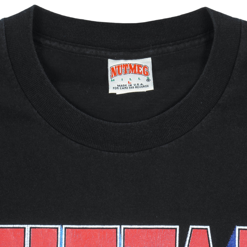 NFL (Nutmeg) - Buffalo Bills Ball Breakout T-Shirt 1995 Large Vintage Retro Football