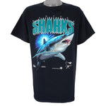 NHL (Salem) - San Jose Sharks Animal Series T-Shirt 1992 X-Large
