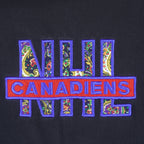NHL - Montreal Canadiens Embroidered T-Shirt 1990s Medium Vintage Retro Hockey 