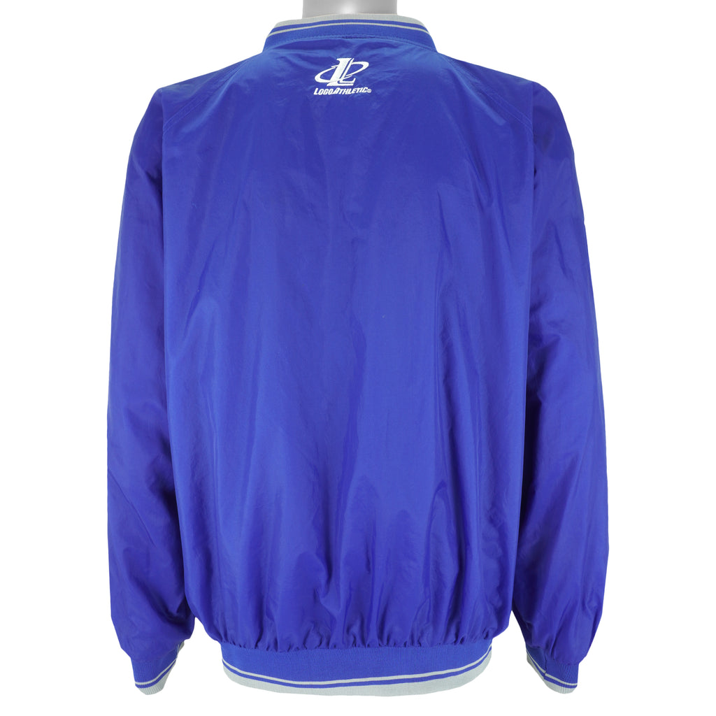 NFL (Pro Player) - Detroit Lions Pullover Windbreaker 1990s X-Large Vintage Retro Football