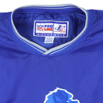 NFL (Pro Player) - Detroit Lions Pullover Windbreaker 1990s X-Large Vintage Retro Football