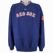Nike - Boston Red Sox Embroidered Windbreaker 1990s XX-Large Vintage Retro Baseball