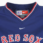 Nike - Boston Red Sox Embroidered Windbreaker 1990s XX-Large Vintage Retro Baseball