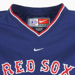 Nike - Boston Red Sox Embroidered Windbreaker 1990s XX-Large Vintage Retro Baseball