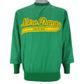 NCAA - Green Notre Dame Fighting Irish Windbreaker 1990s Medium Vintage Retro Football College 