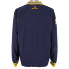 Champion - Michigan Wolverines Pullover Windbreaker 1990s Medium Vintage Retro College