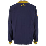 Champion - Michigan Wolverines Pullover Windbreaker 1990s Medium Vintage Retro College