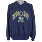 NCAA - Notre Dame Fighting Irish Embroidered Windbreaker 1990s X-Large Vintage Retro College