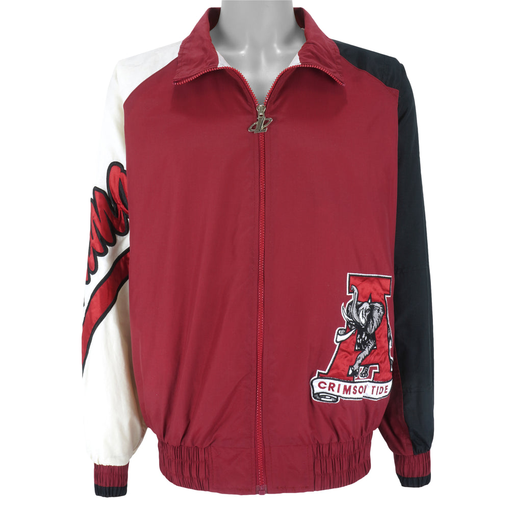 NCAA - Alabama Crimson Tide Zip-Up Windbreaker 1990s Large Vintage Retro College