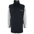 Nike - Black Racing Team Button-Up Windbreaker 1990s Large Vintage Retro
