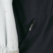 Nike - Black Racing Team Button-Up Windbreaker 1990s Large Vintage Retro