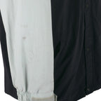 Nike - Black Racing Team Button-Up Windbreaker 1990s Large Vintage Retro