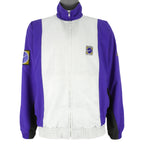 Nike - Purple Challenge Court Zip-Up Jacket 1990s Medium Vintage Retro