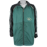Starter - New York Jets Zip-Up Jacket 1990s Large Vintage Retro Football