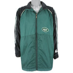 Starter - New York Jets Zip-Up Jacket 1990s Large Vintage Retro Football