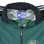 Starter - New York Jets Zip-Up Jacket 1990s Large Vintage Retro Football
