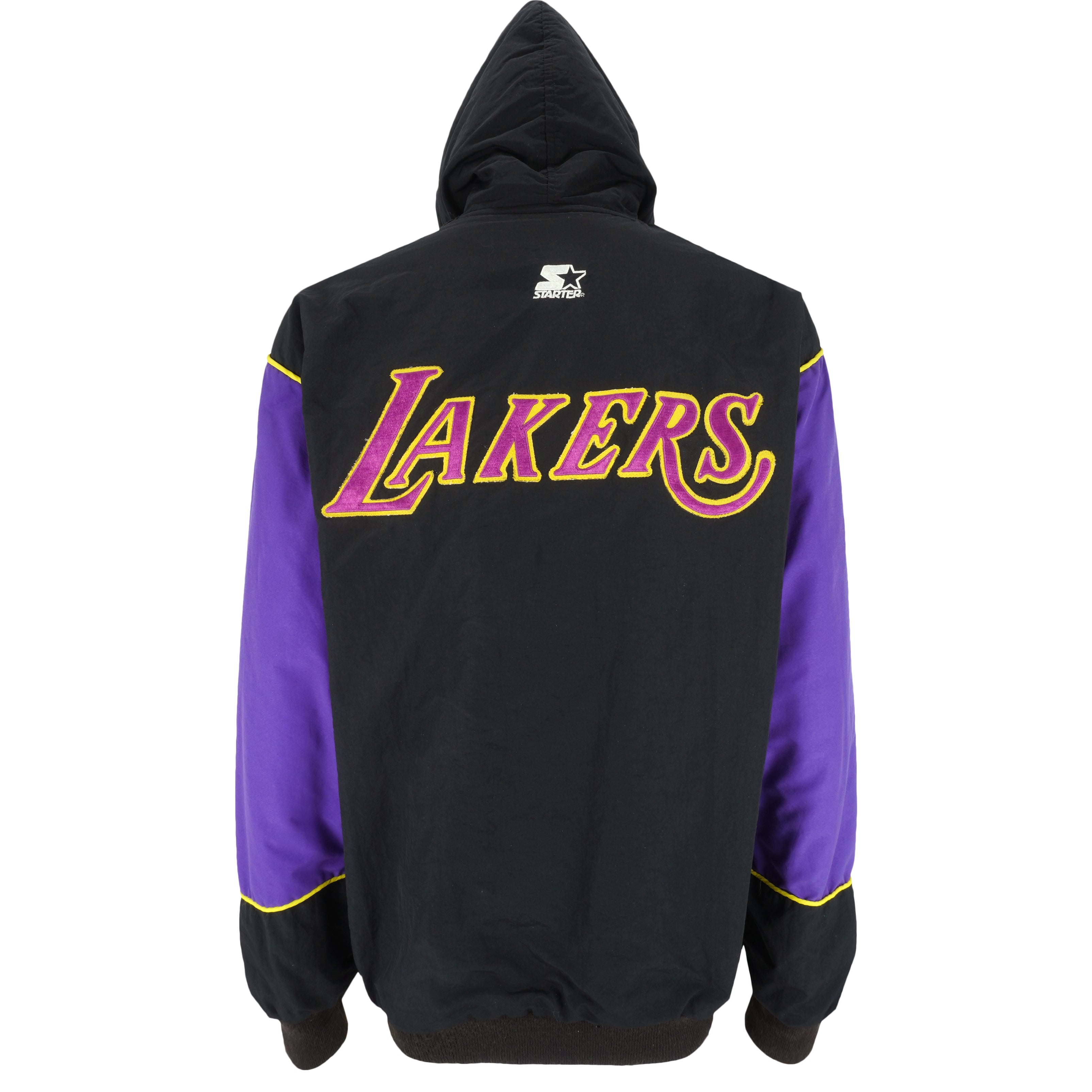 Vintage Nike NBA Los Angeles Lakers Hoodie Sweatshirt Size XL 1990s
