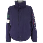 Nautica - Yellow & Blue Reversible Zip-Up Jacket 1990s X-Large Vintage Retro
