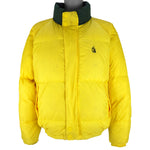 Nautica - Yellow & Blue Reversible Zip-Up Jacket 1990s X-Large Vintage Retro