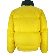Nautica - Yellow & Black Reversible Zip-Up Jacket 1990s X-Large Vintage Retro