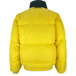 Nautica - Yellow & Black Reversible Zip-Up Jacket 1990s X-Large Vintage Retro