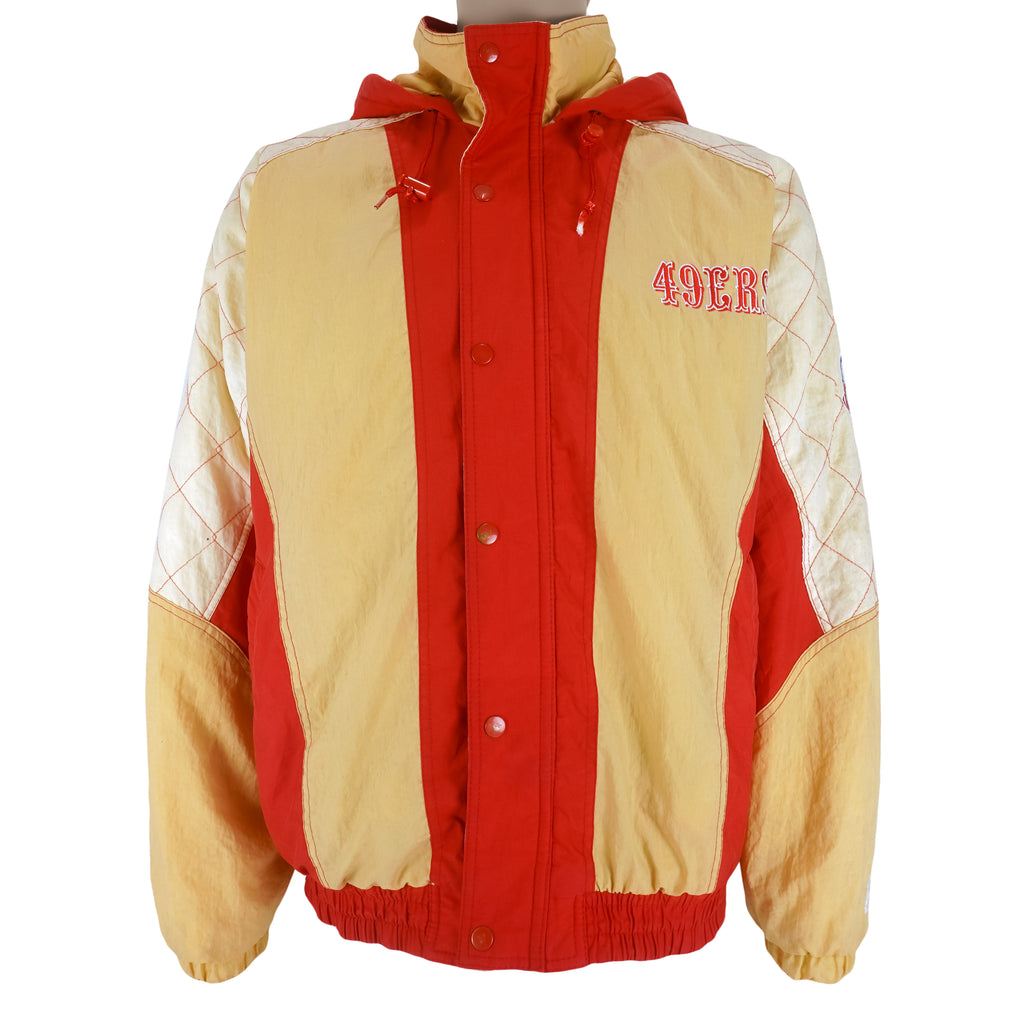 Starter - San Francisco 49ers Warm Jacket 1990s Medium Vintage Retro Football