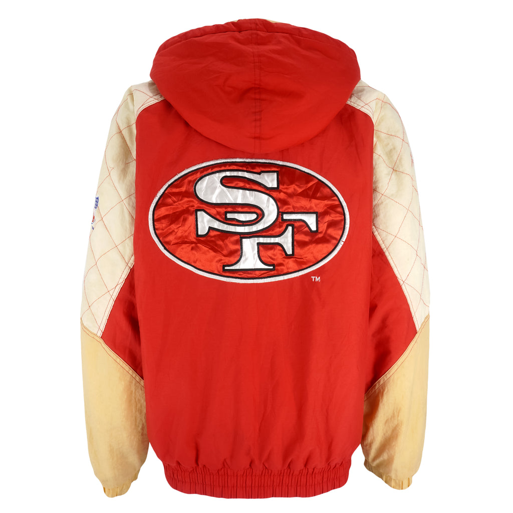 Starter - San Francisco 49ers Warm Jacket 1990s Medium Vintage Retro Football