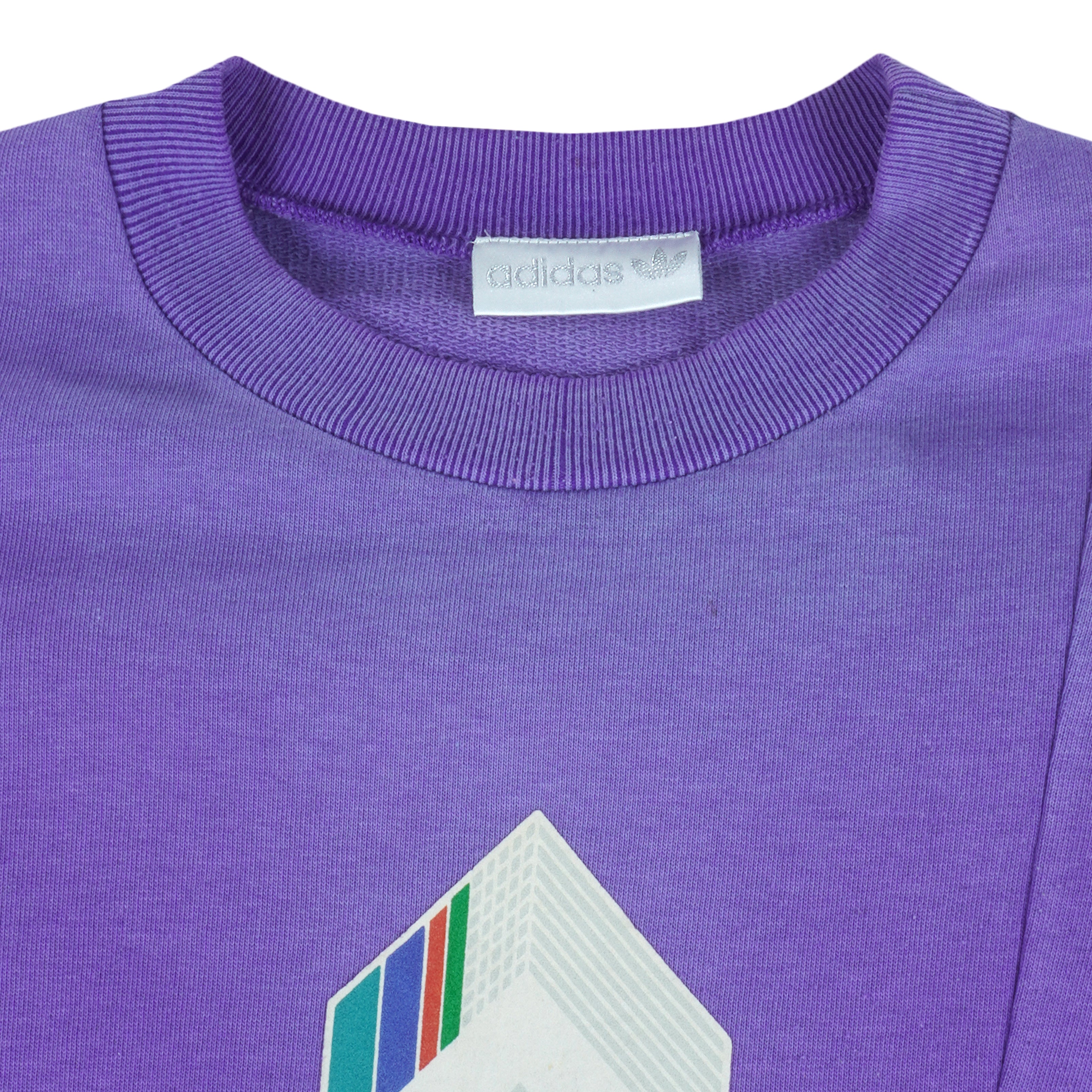 Adidas - Colorway Spell-Out Sweatshirt 1990s Large Vintage Retro