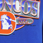 NFL - Blue Denver Broncos Crew Neck Sweatshirt 1995 Large Vintage Retro Football