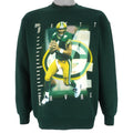 NFL (Pro Player) - Packers Brett Favre Crew Neck Sweatshirt 1996 Large Vintage Retro Football