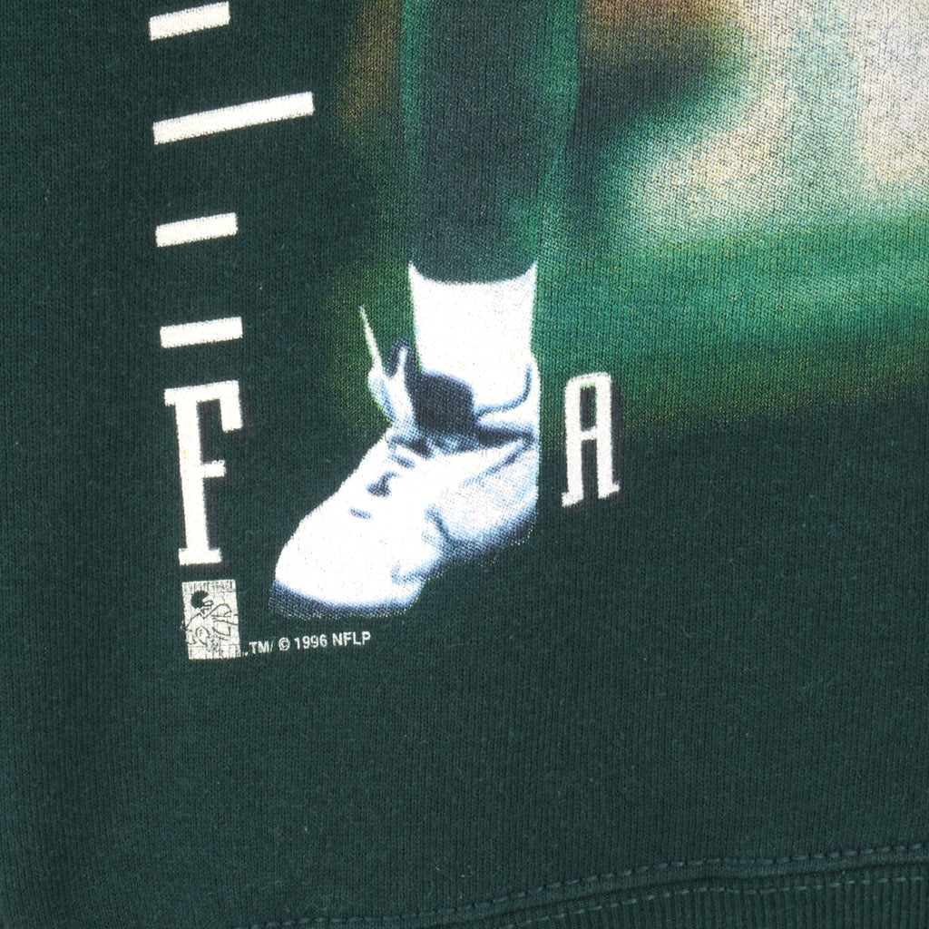 NFL (Pro Player) - Packers Brett Favre Crew Neck Sweatshirt 1996 Large Vintage Retro Football